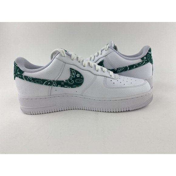 Nike Air Force 1 Low 07 Green Paisley Women's 11.5 / Men's 10 Sneakers B-Grade - Picture 11 of 12